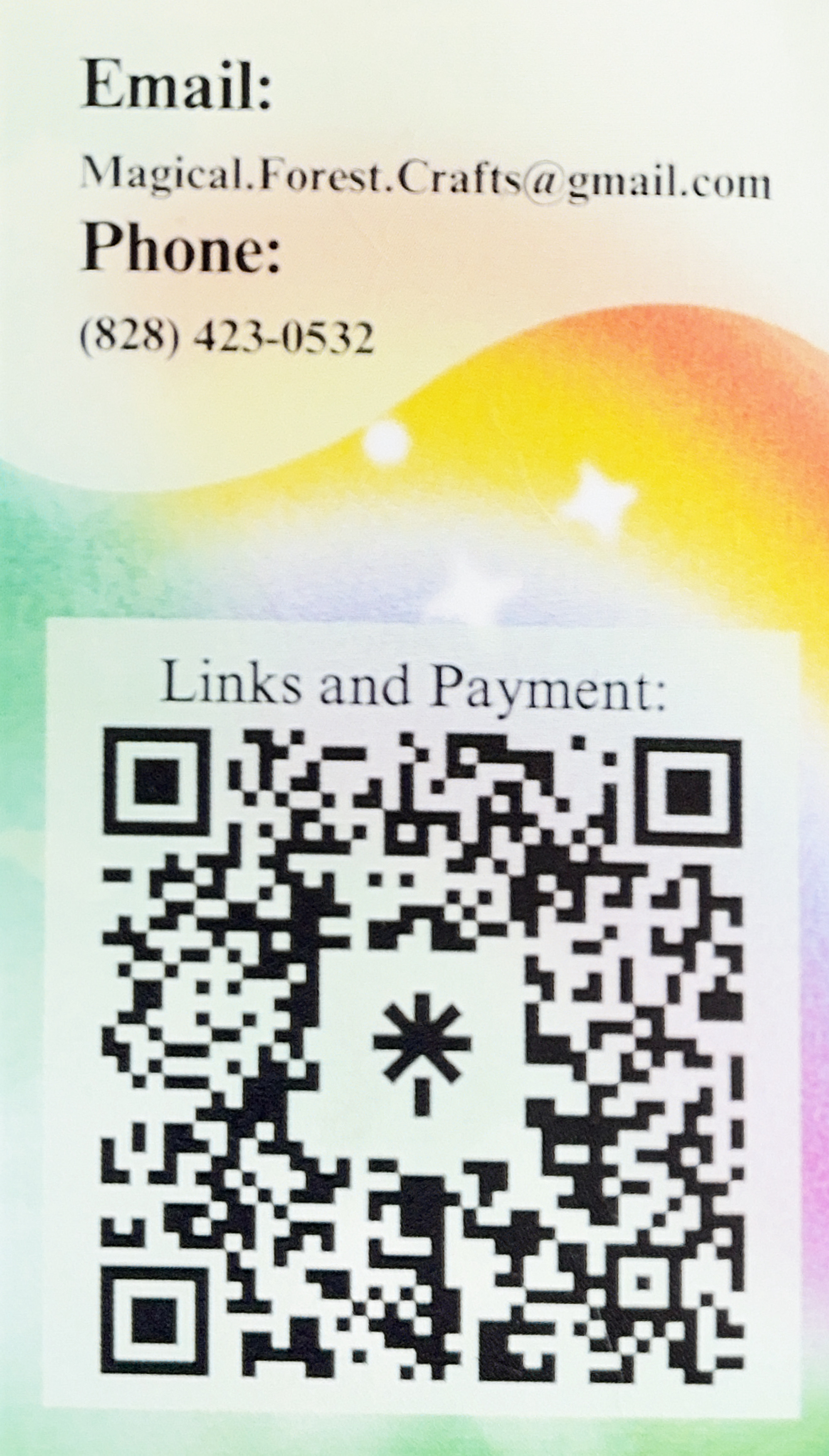 QR Code for Links and Payment